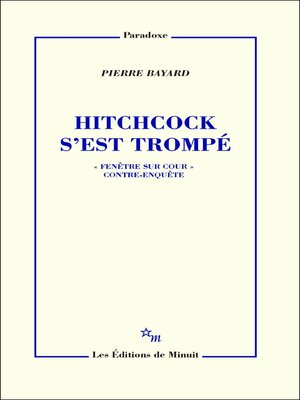 cover image of Hitchcock s'est trompé